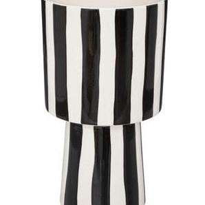 Vase AUTUMN H.25 noir/blanc