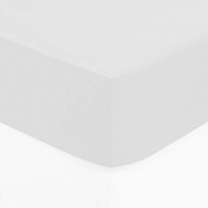 Drap-housse coton 140x190 blanc