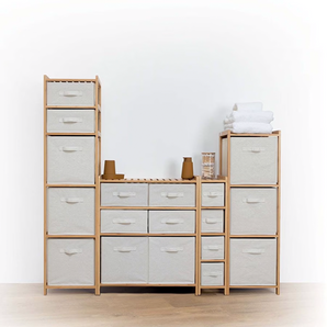 Etagère double 6 rangements TIDY