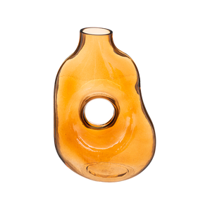 Vase DONUT H.25 ambre